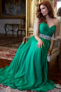 Платье Jovani 88238 emerald