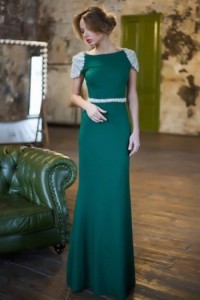 Платье Tarik Ediz 92057 emerald